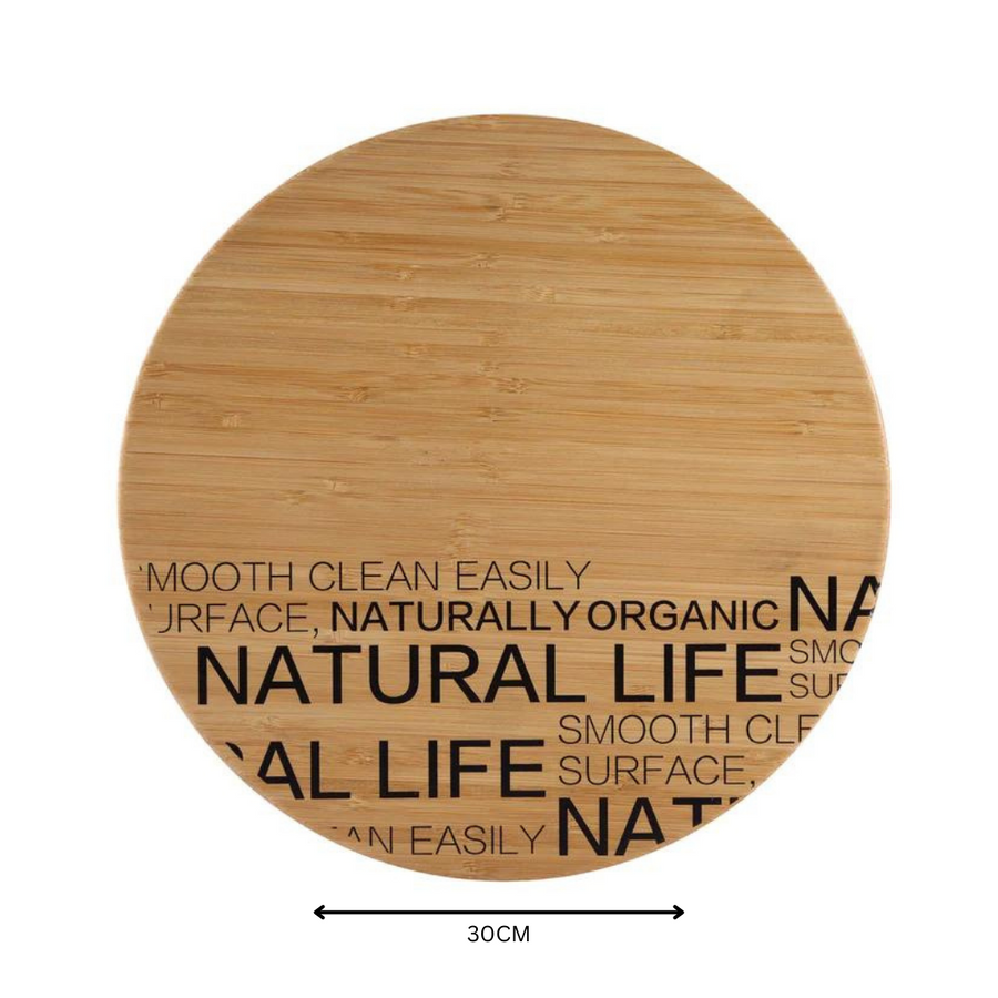 Bergner Bamboo Cutting Board 30x1.5cm Natural SGN2208