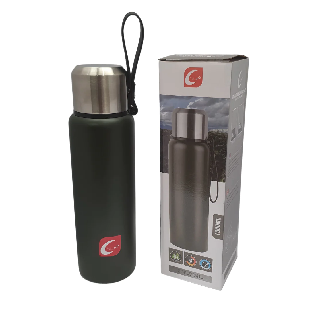 Vacuum Travel Flask 600ml Black SGN2431