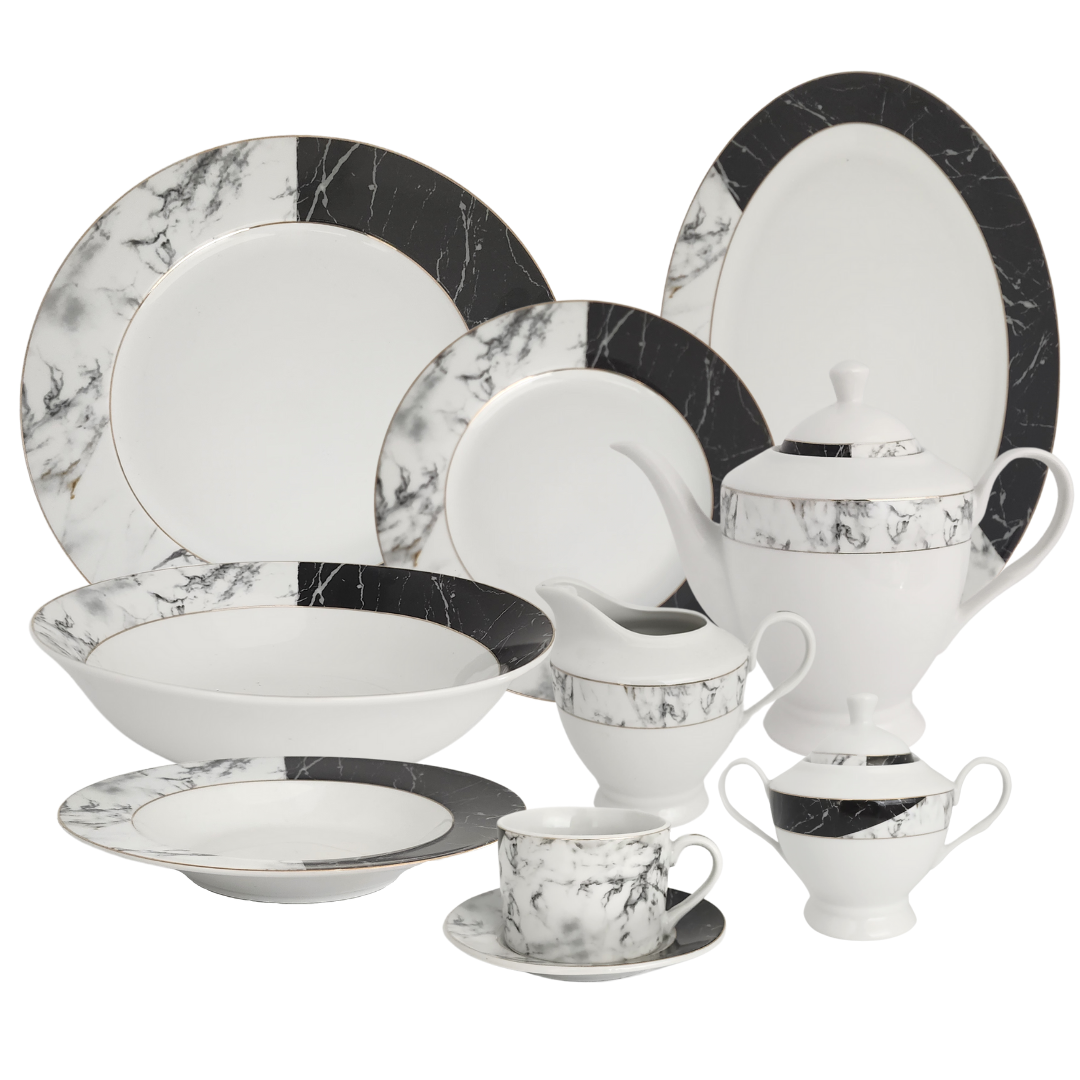 Porcelain Dinner Set 47pc SGN2445