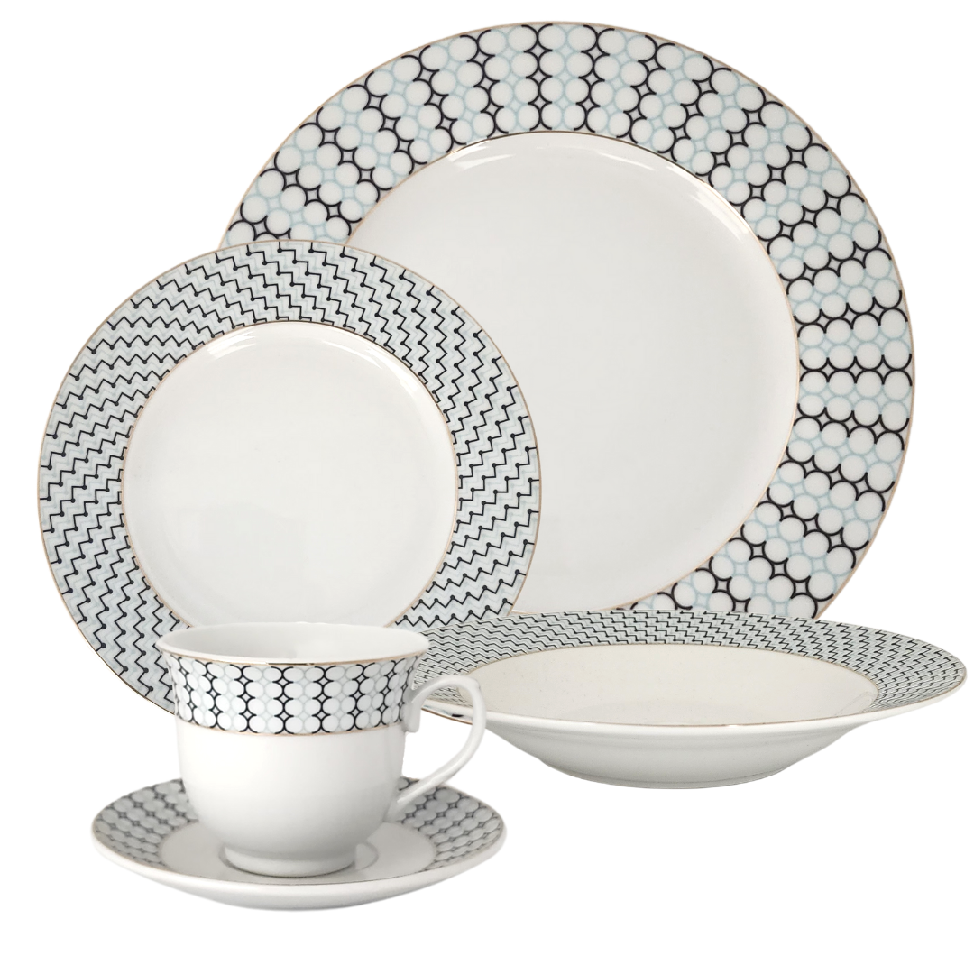 Porcelain Dinner Set 47pc SGN2451