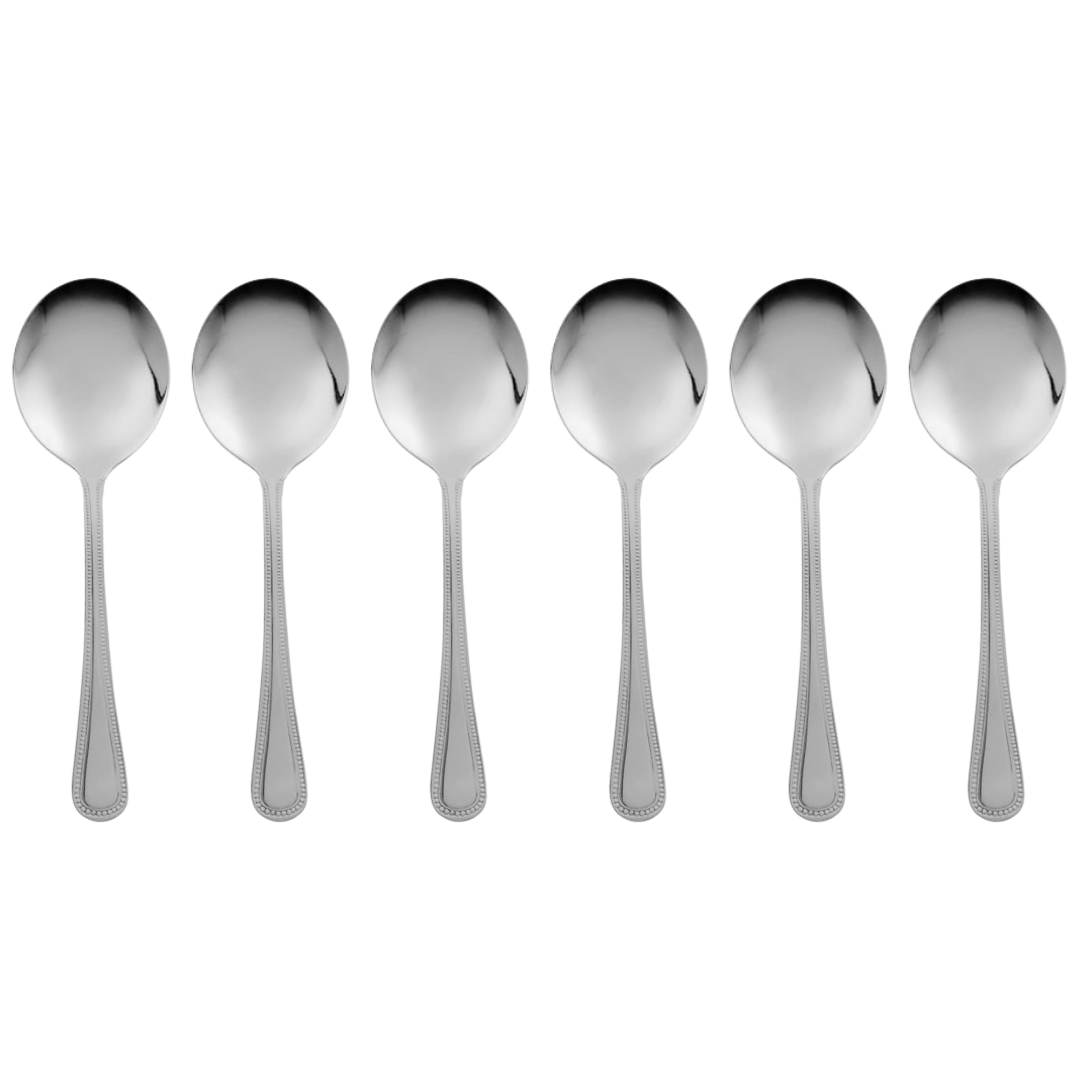 Stainless Steel Soup Spoon 6pc Gift Set SGN499