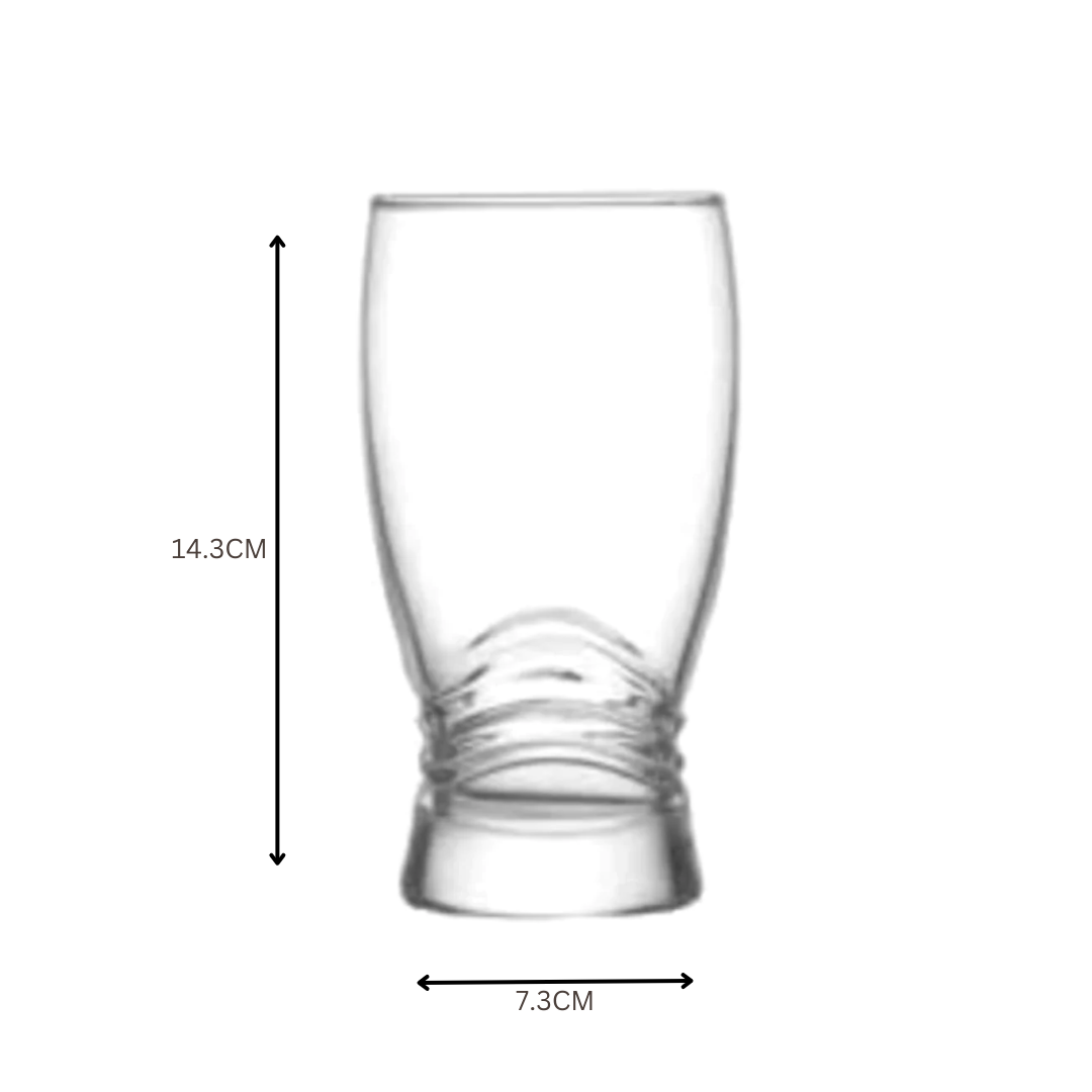 Adrasan Glass Tumbler 385ml Juice Glass 6pcs SGN649