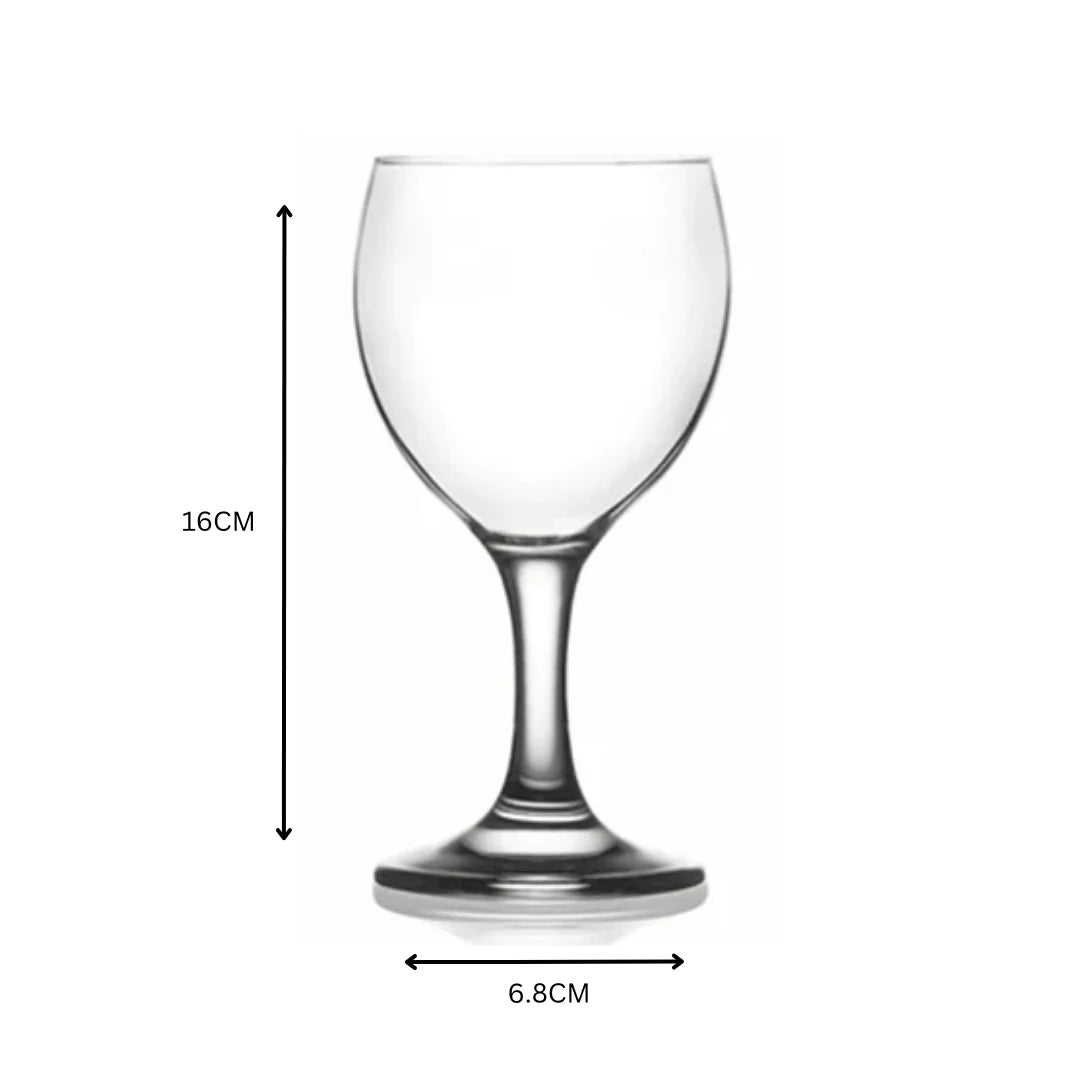 LAV Glass Stem Tumbler 260ml Misket White Wine 6pc