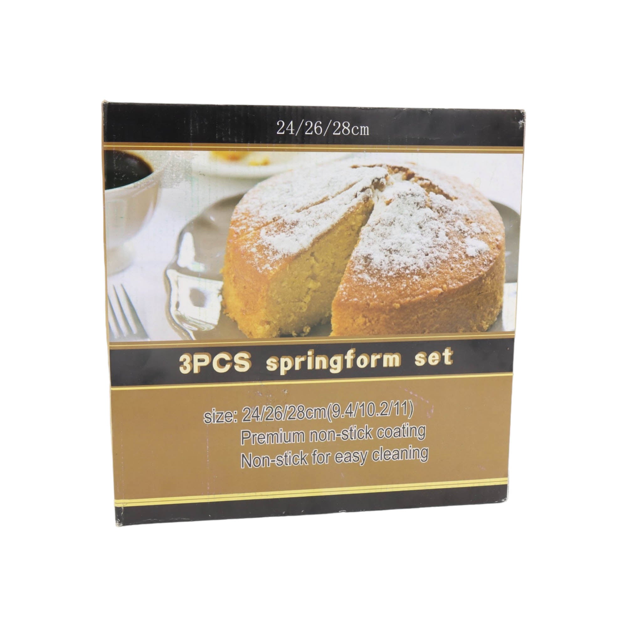 Bakeware Springform Baking Pan Non-Stick 3-Piece Set