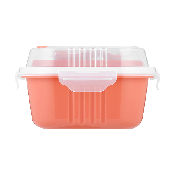 830ml Snappy Lunch Box Square Coral SN-830C