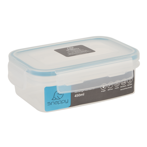 450ml Snappy Container Rectangle SN-R2