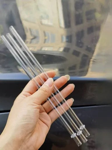 Time Savers Tritan Straws 2pcs with Bursh 22cm