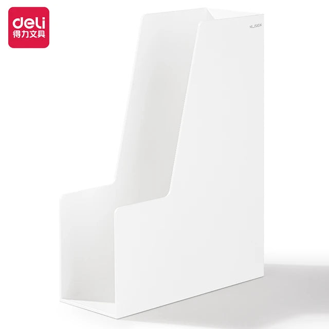 Deli Nusign Magazine Holder 249x91x309mm White