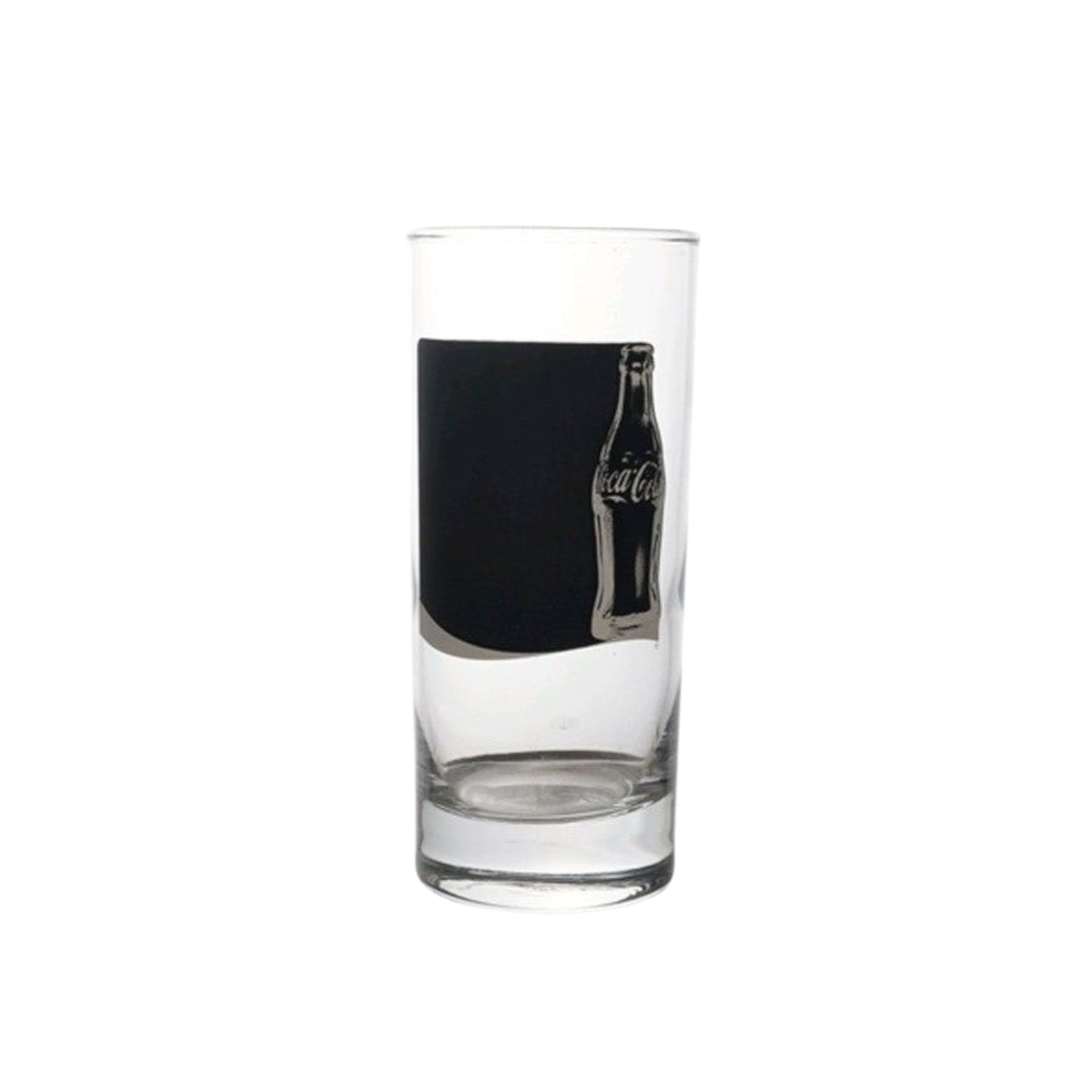 Coke Hiball Glass Tumbler 200ml Black Patterned Pasabahce 40533