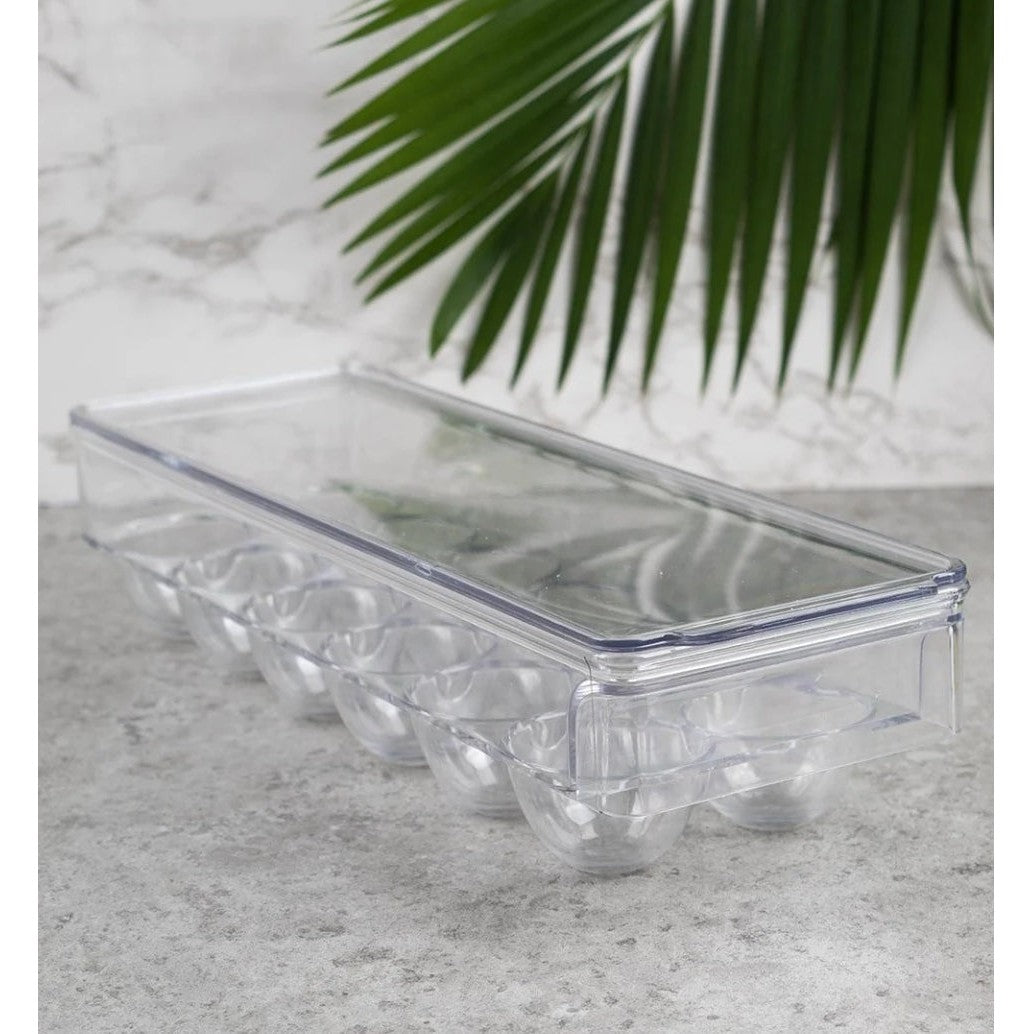 Aqua Fridge Egg Storage Tray Holder 14-Grid 37.2x11.2x7.5cm 34338