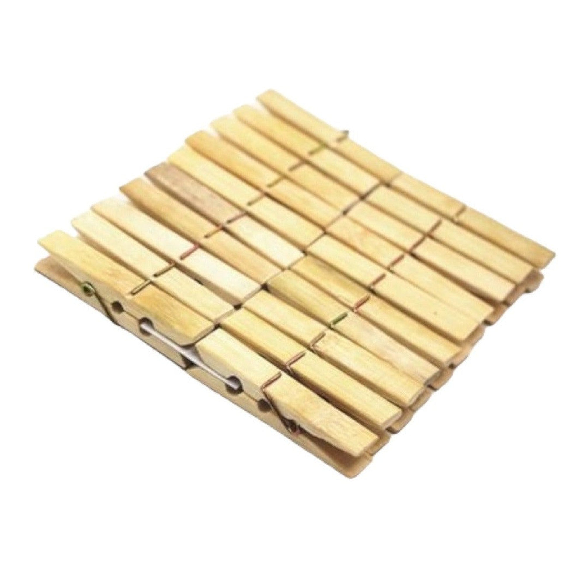 Wooden Bamboo Clothing Washing Pegs 20s 1x1.1cm