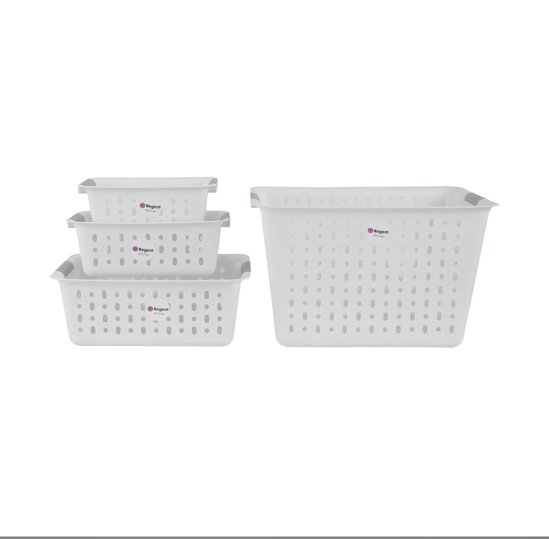 Regent Plastic Harmony Line Deep Storage Basket with GR Handle 84023