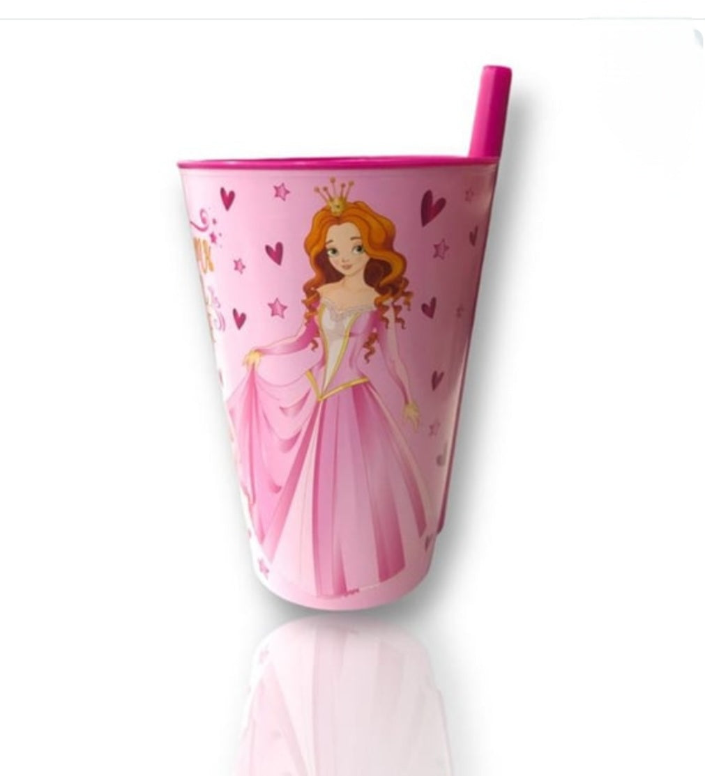 Tuffex Plastic Cup 400ml with Pipette Patterned