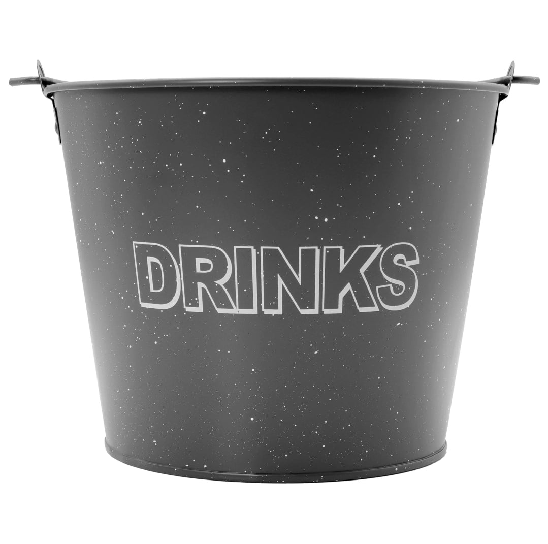 Bar Butler Ice Bucket with Handle Grey and Mottled White 5L