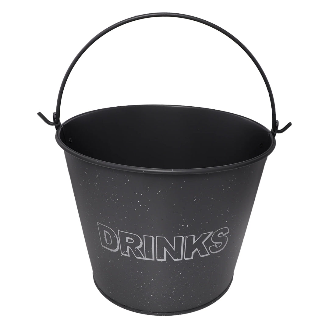 Bar Butler Ice Bucket with Handle Grey and Mottled White 5L