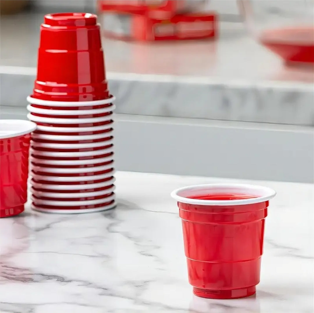 60ml Disposable Plastic Party Cup Shot Glasses 10pack