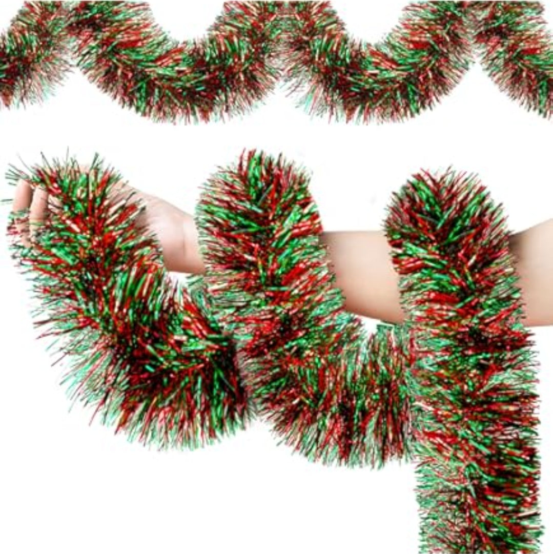 Multicolor Tinsel Garland Shredder Party Decoration 1pc