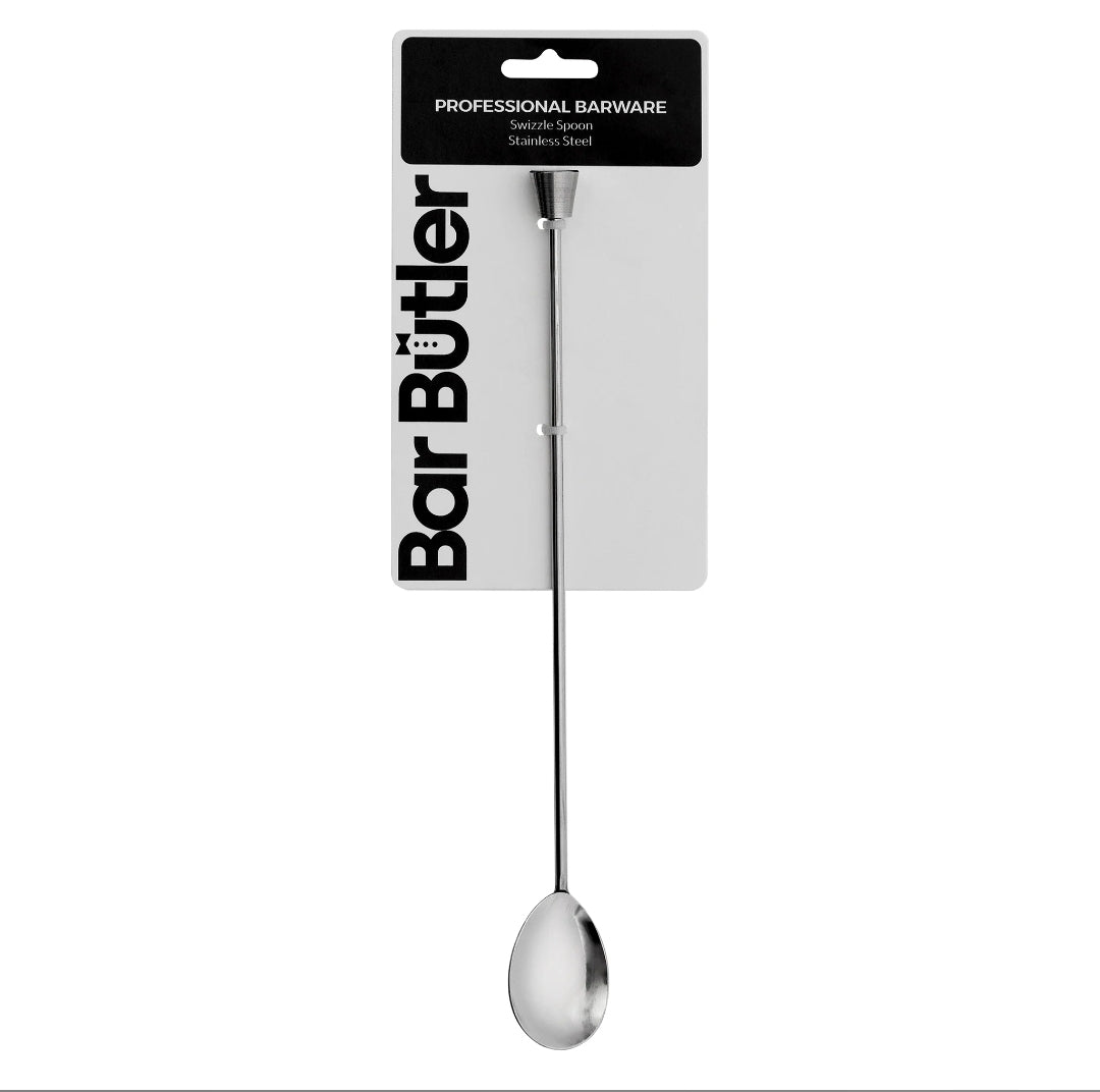 Bar Butler Swizzle Soda Spoon Stainless Steel 280x32x16mm 73122