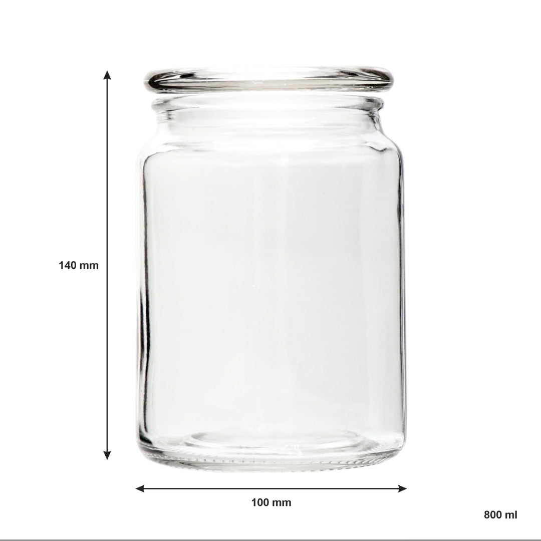 Regent Glass Storage Jar 550ml with Glass Lid 26112