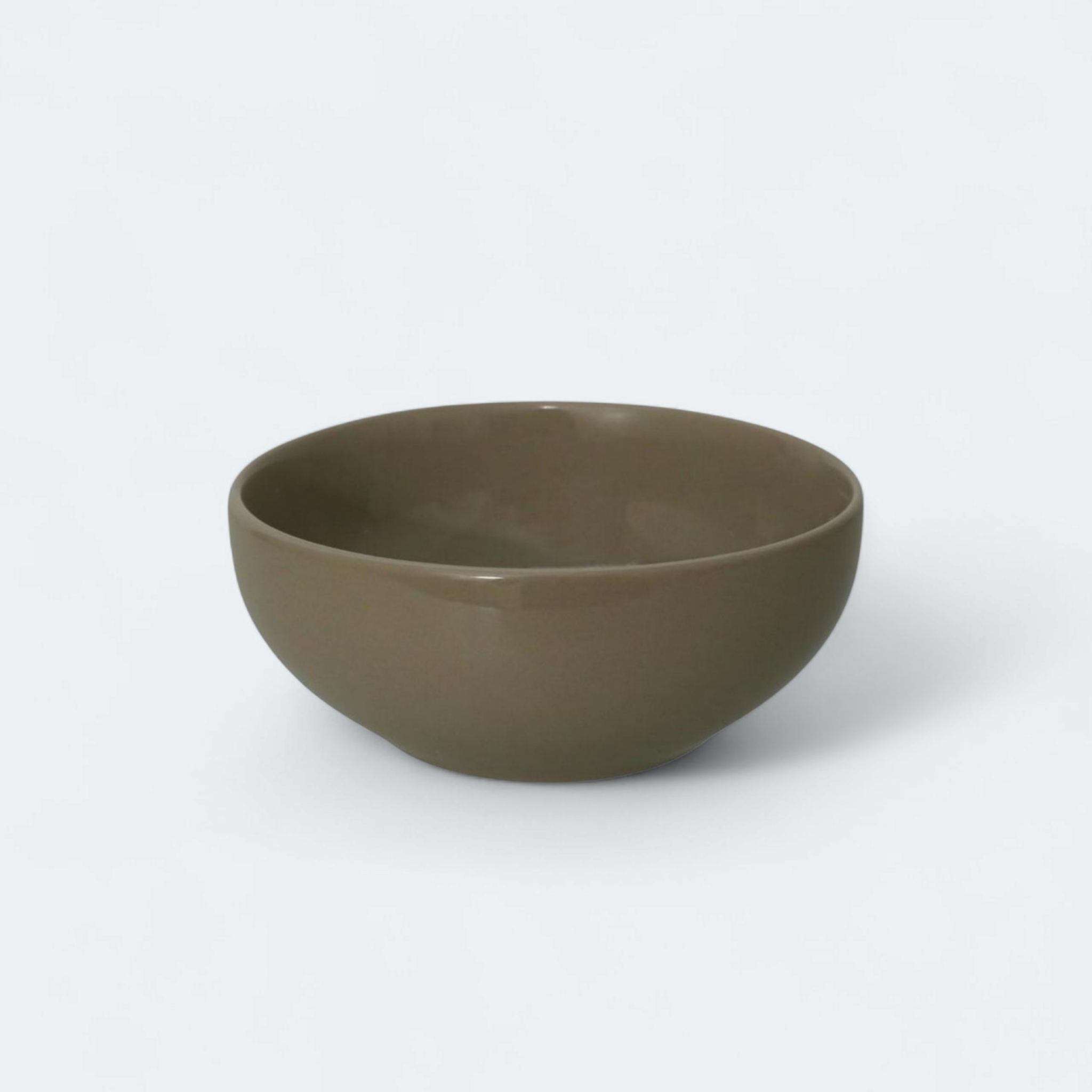 Ceramic Bowl 14x6cm Brown