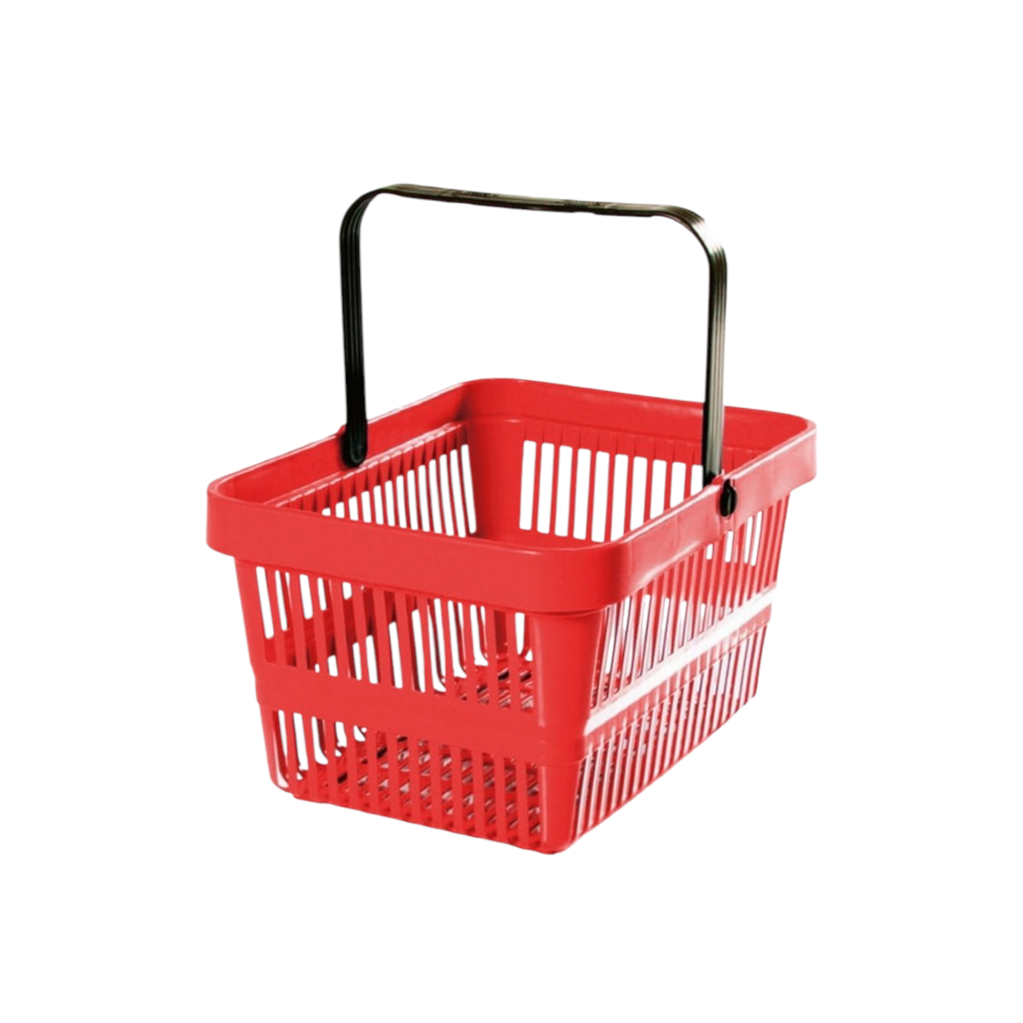 Shopping Basket Plastic Jumbo with Handle