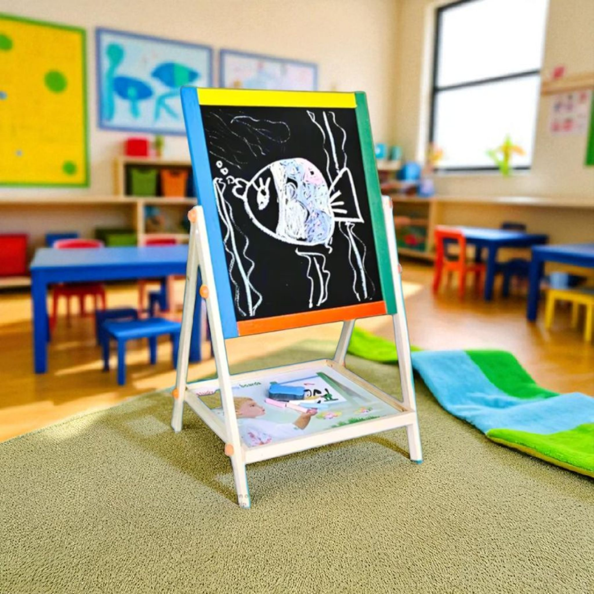 Blackboard Easel -Drawing Chalkboard