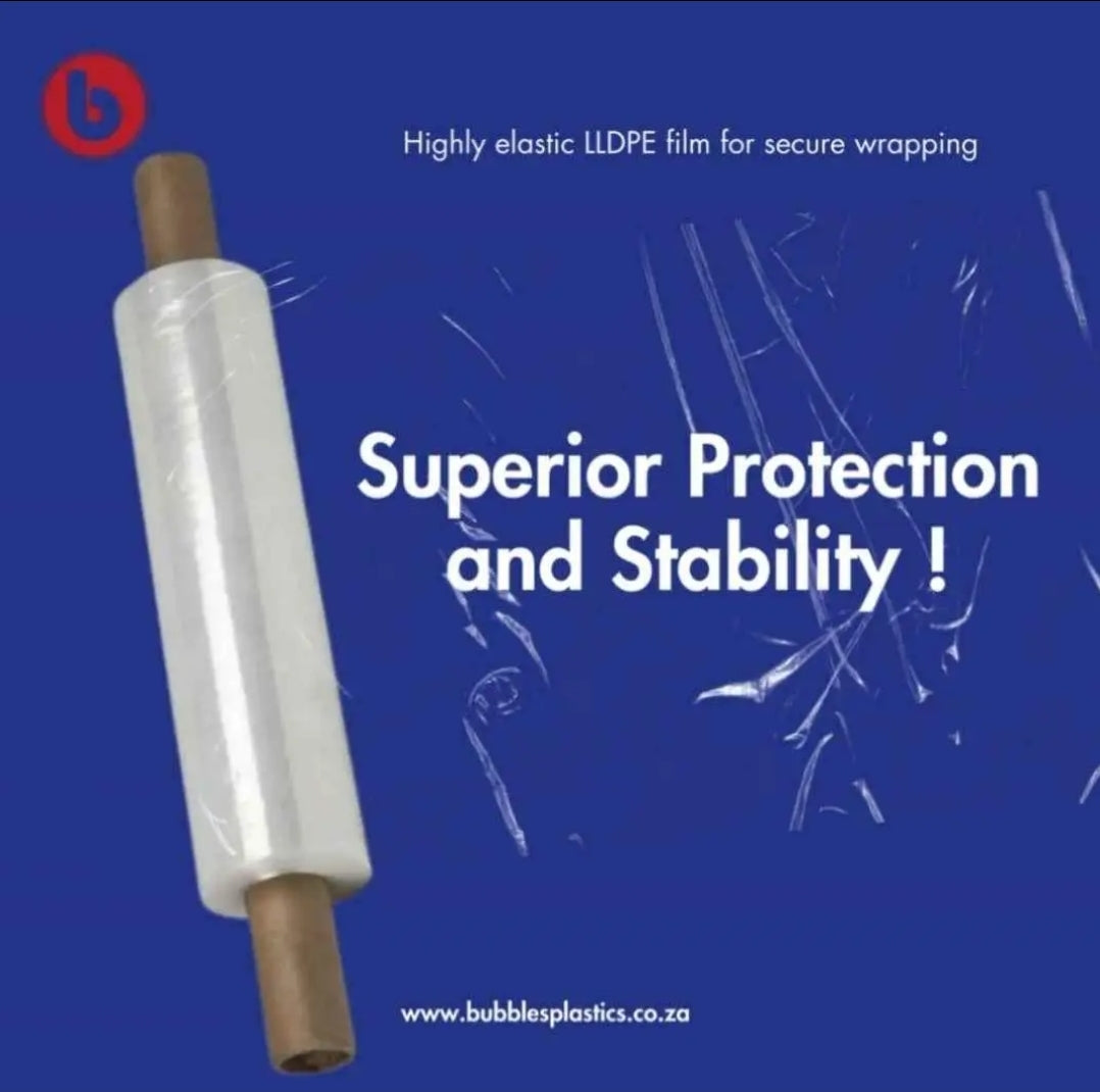 Stretch Pallet Wrap 450mmx400m 15microns Heavy Duty