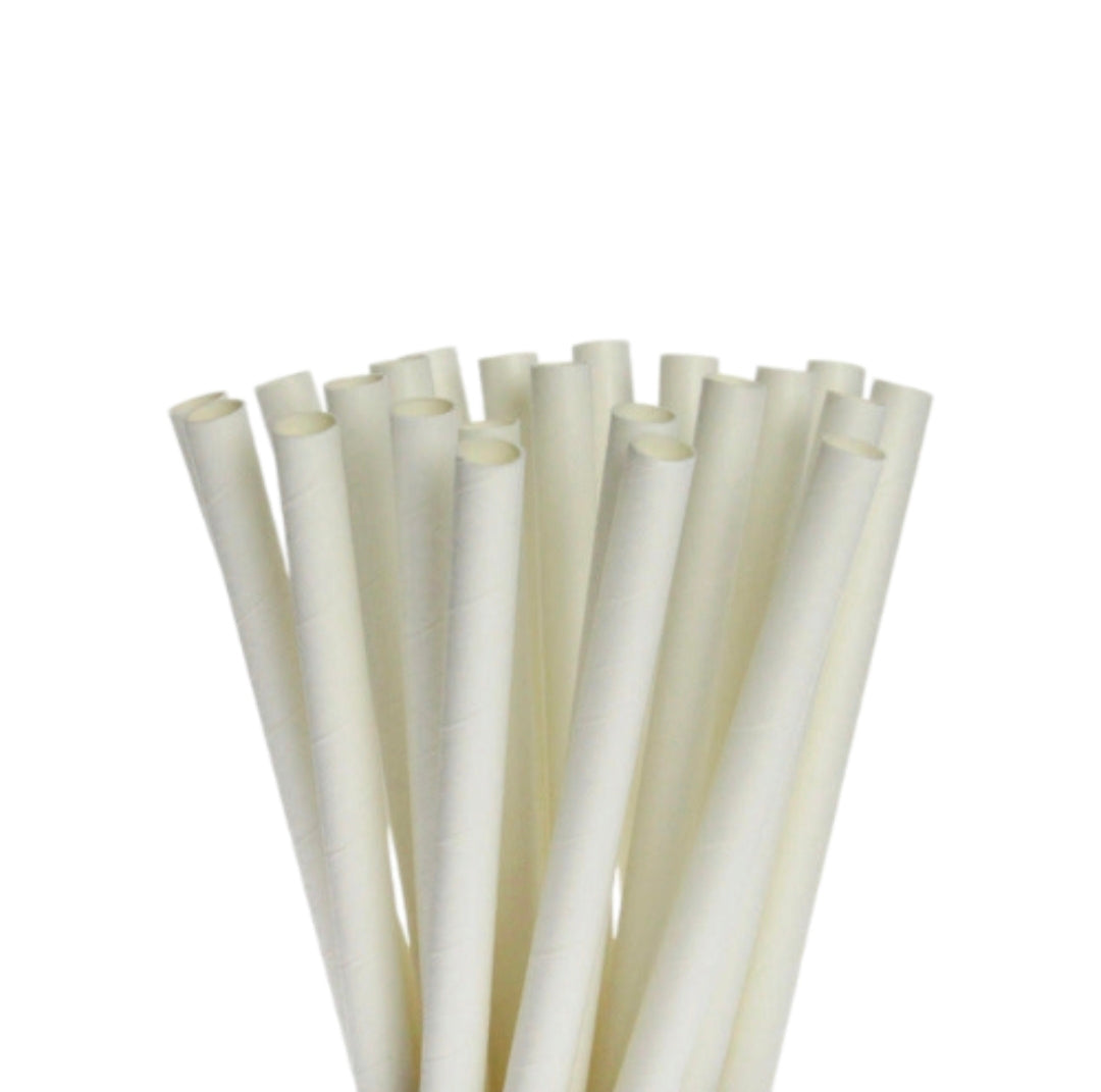 Disposable Plastic Straw Triple Thick 8mm 1000pack