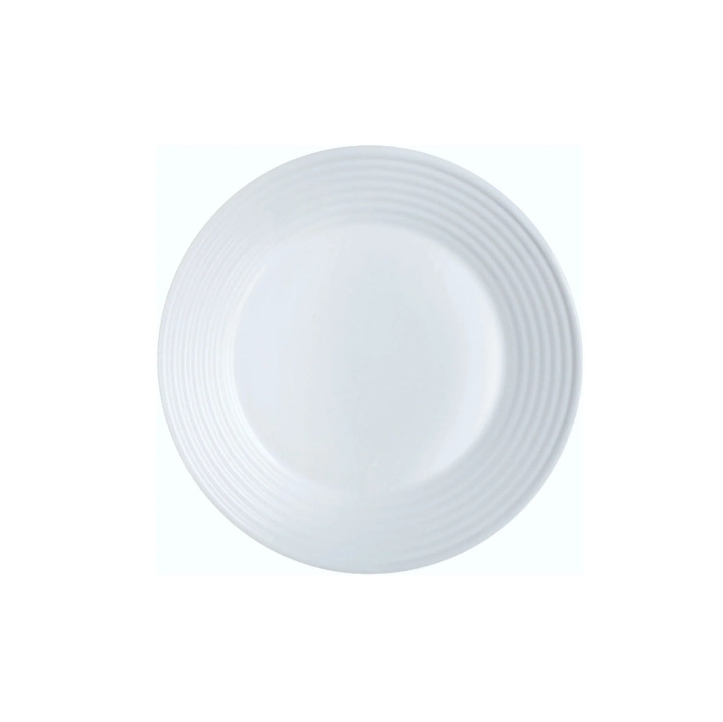 Luminarc Stairo Dinner Plate 25cm White Tempered Glass 37133