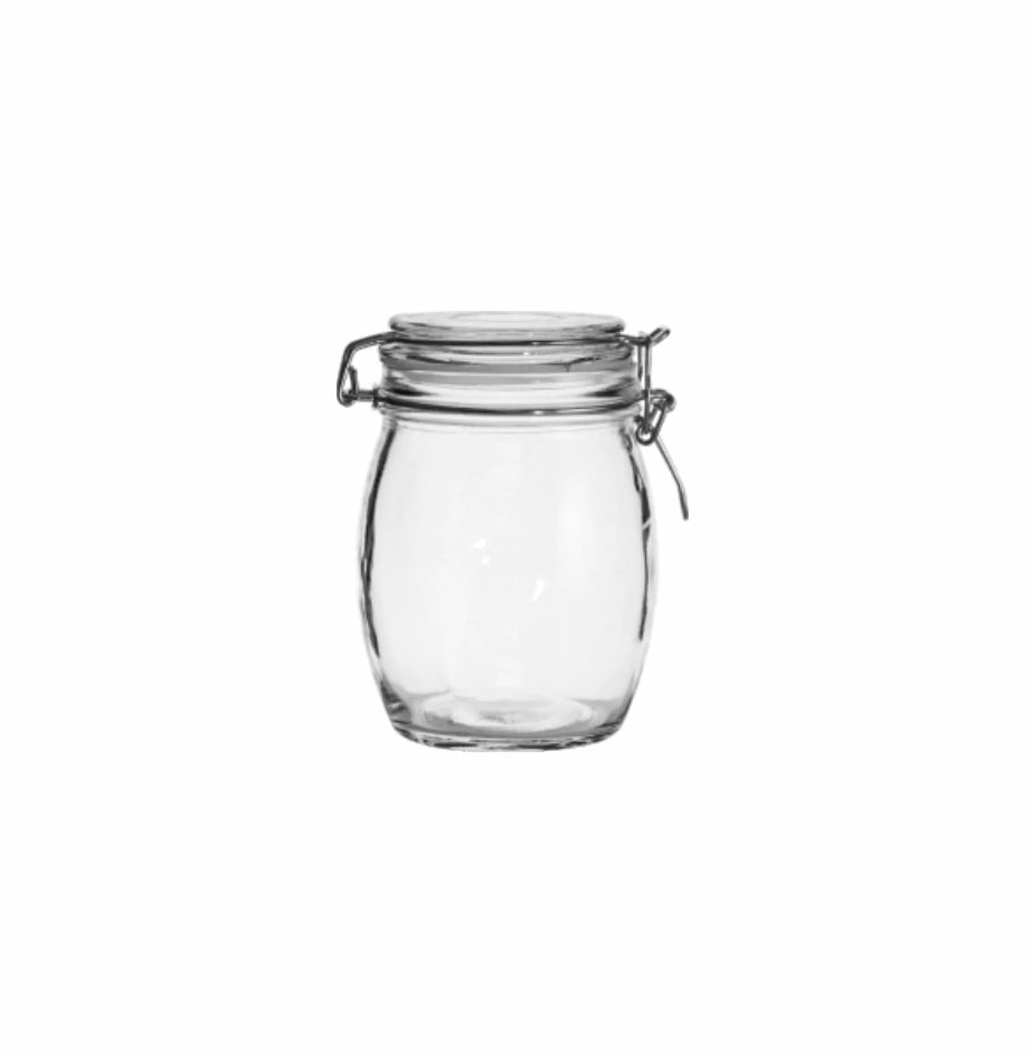 Regent Hermetic Glass Canister 500ml with Clip and Seal 27589