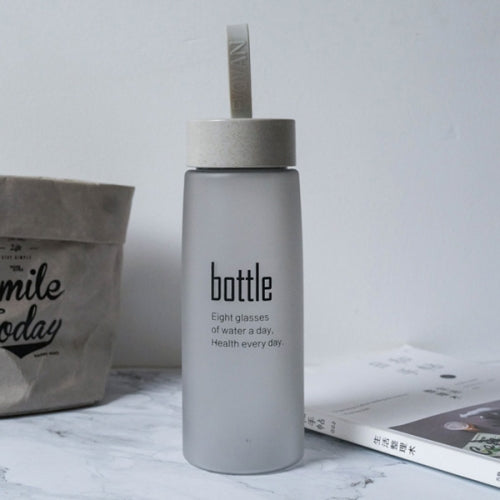 500ml Frosted Sports Water Bottle 19cm Patterned