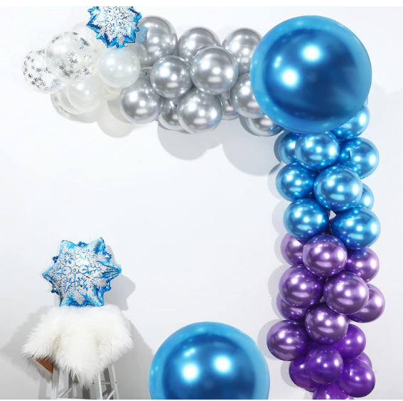 Latex Party Chrome Balloons 18inch 6pcs 45cm