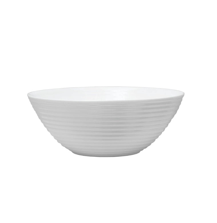 Luminarc Stairo Salad Bowl 27cm White Tempered Glass 3L 39985