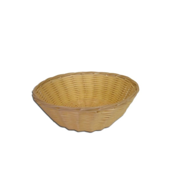 Regent Woven Serving Basket Round Hollow Cord PP Plastic 230x55mm 30482