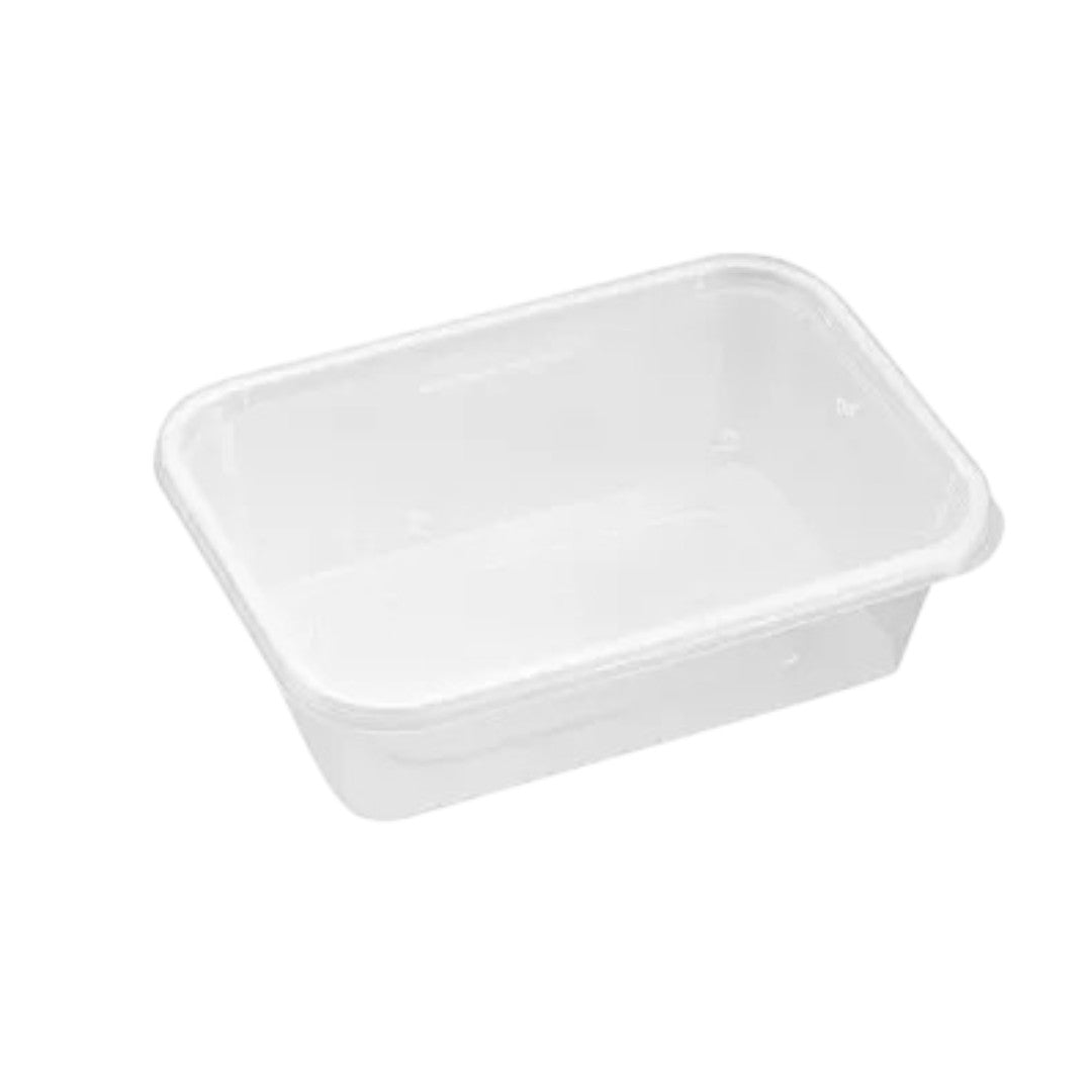 Disposable PP Takeaway Food Container Rectangular with Lid 10pack
