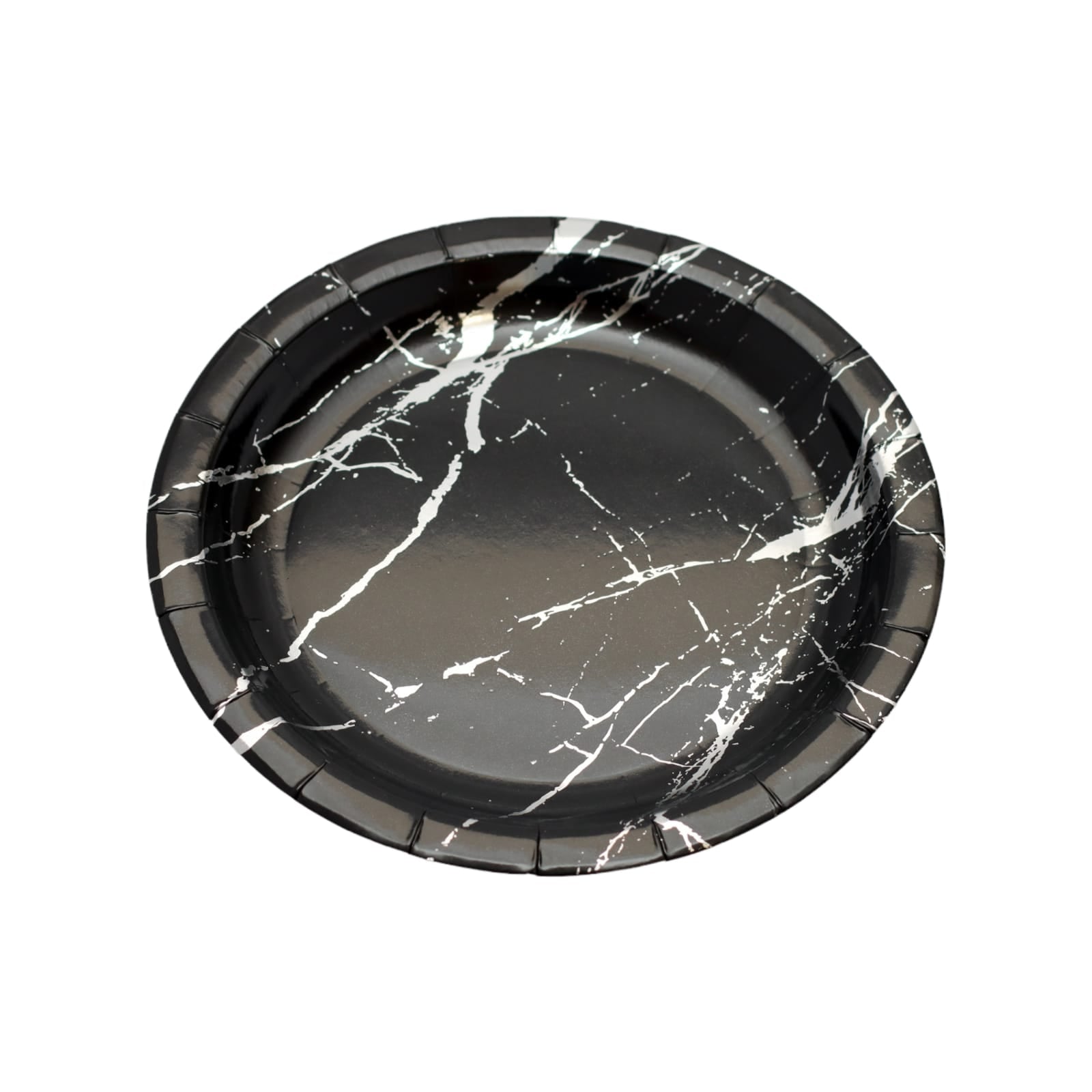 Party Paper Plates 7Inch 18cm Marble Print 8pack