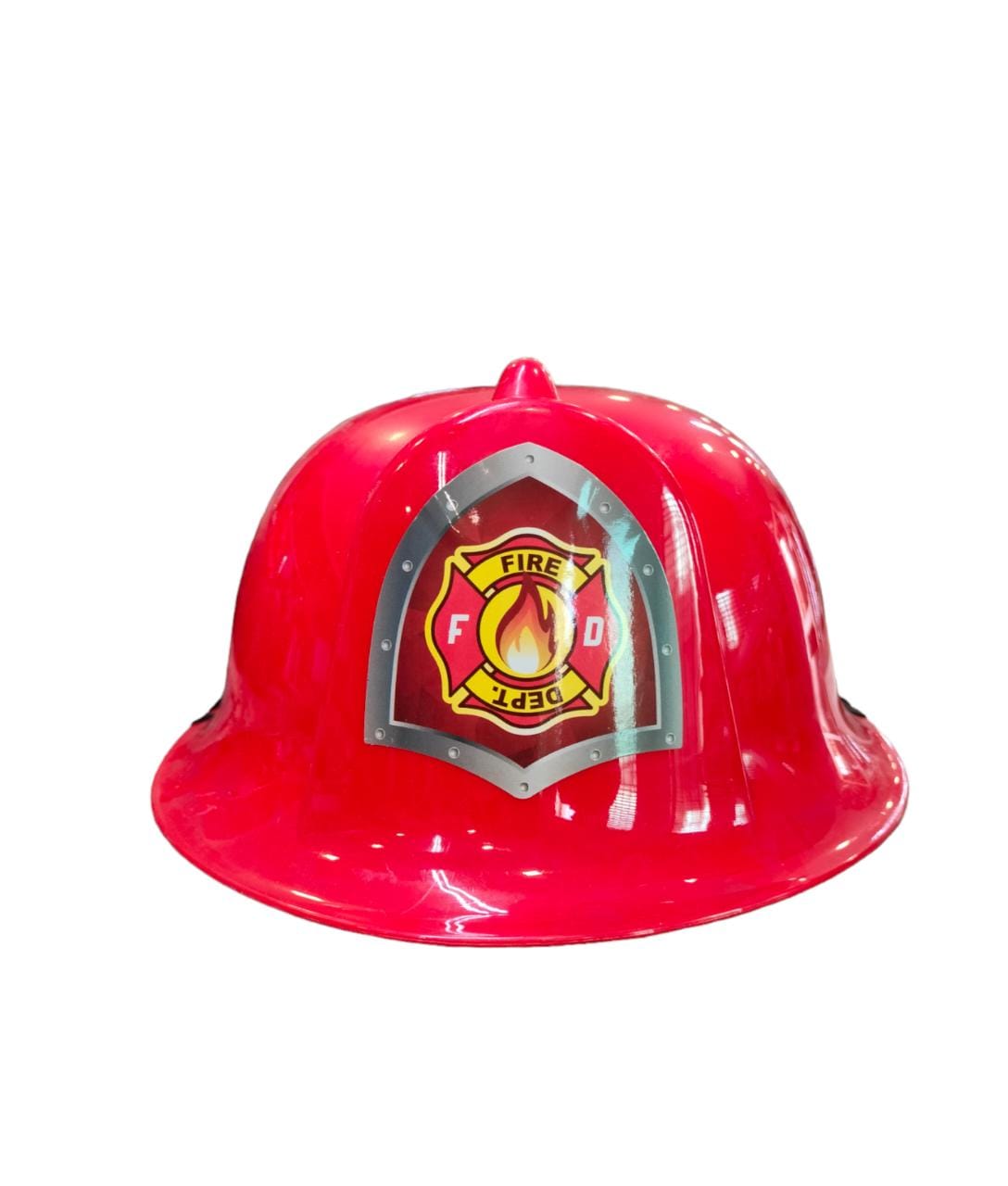 Kids Fire Department Helmet Soft Plastic