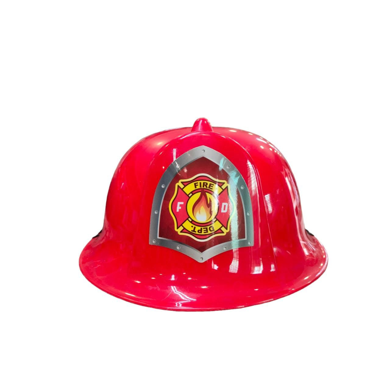 Kids Fire Department Helmet Soft PET Plastic