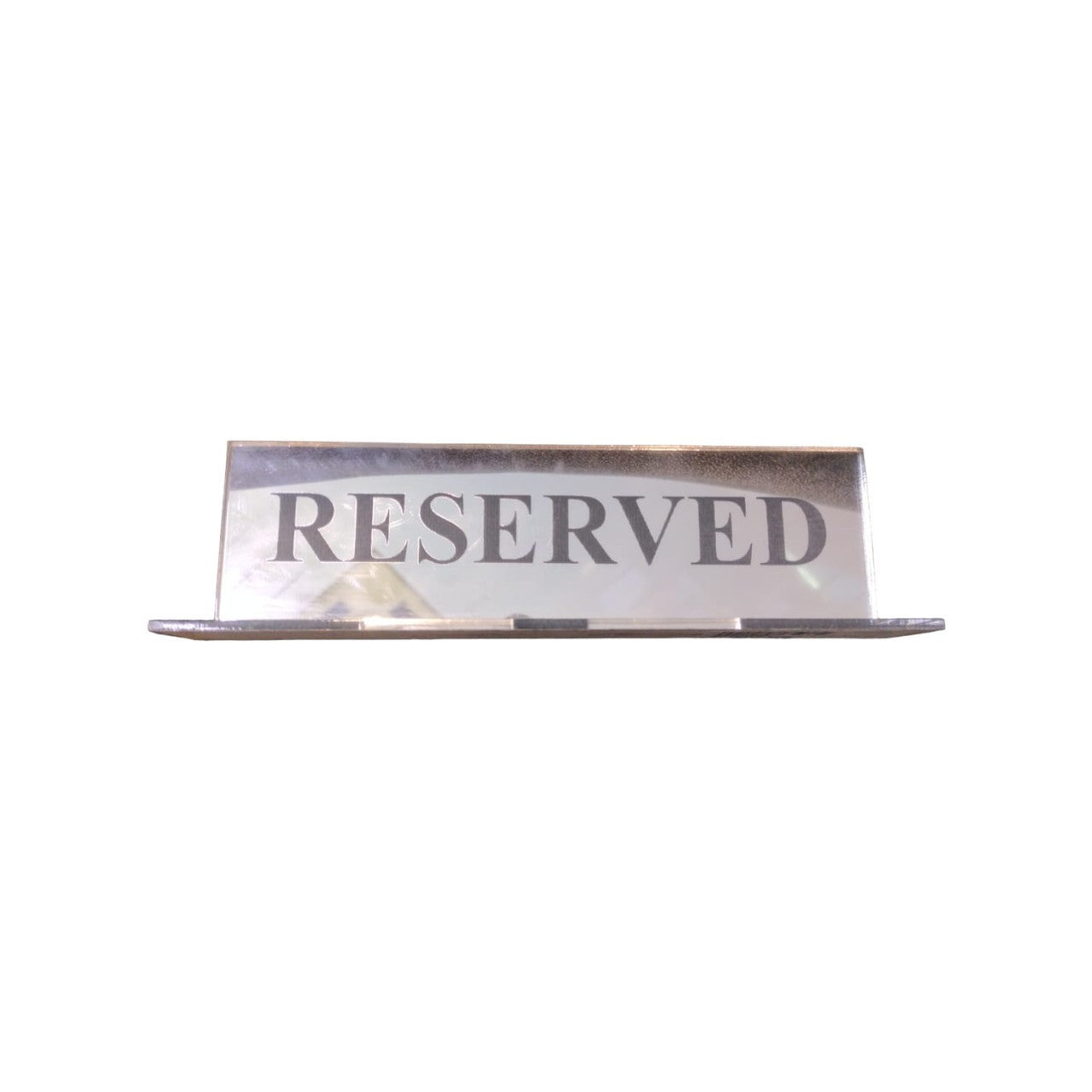 Silver Reserved Sign Big