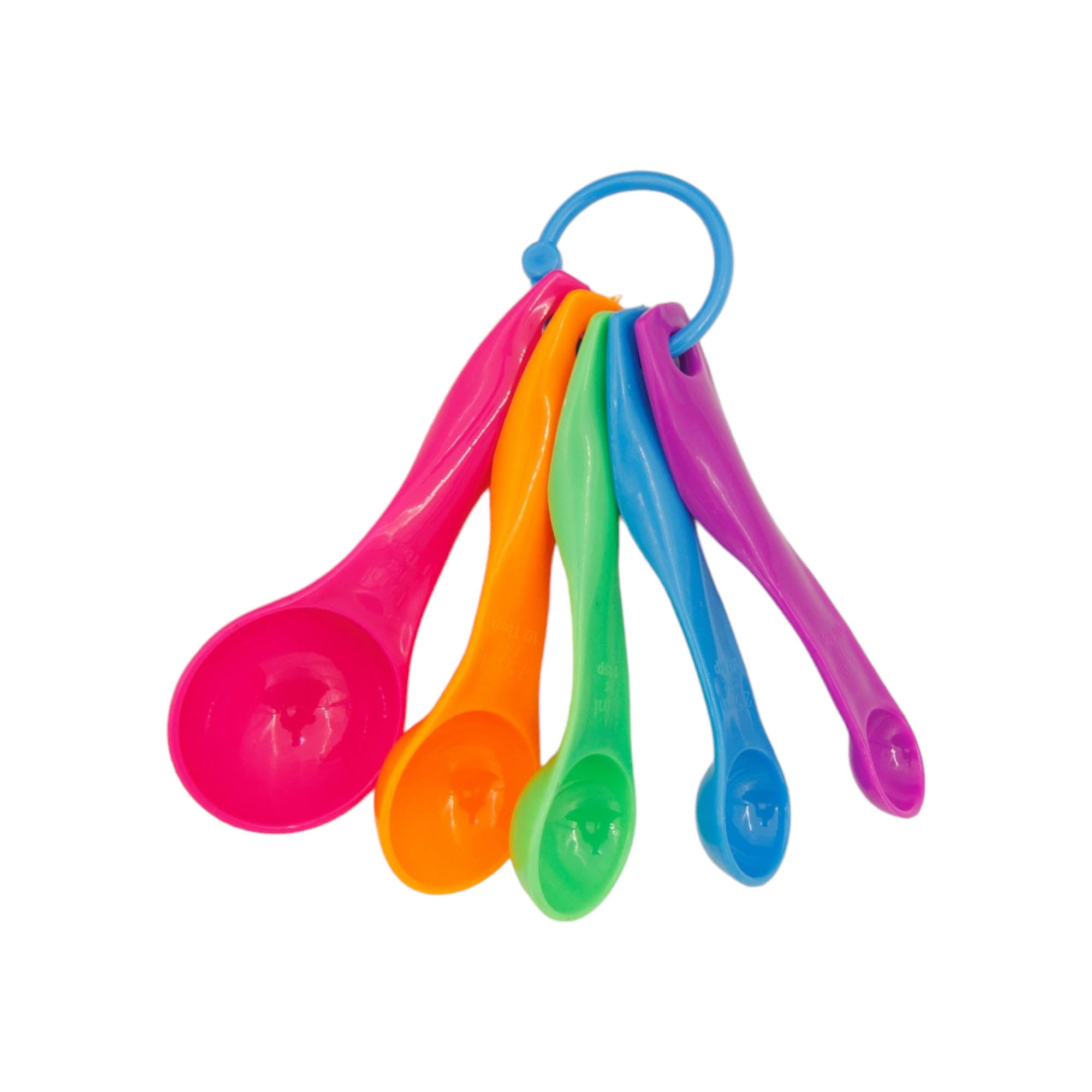 Measuring Spoon 5pc Set Assorted Colors XBAK124