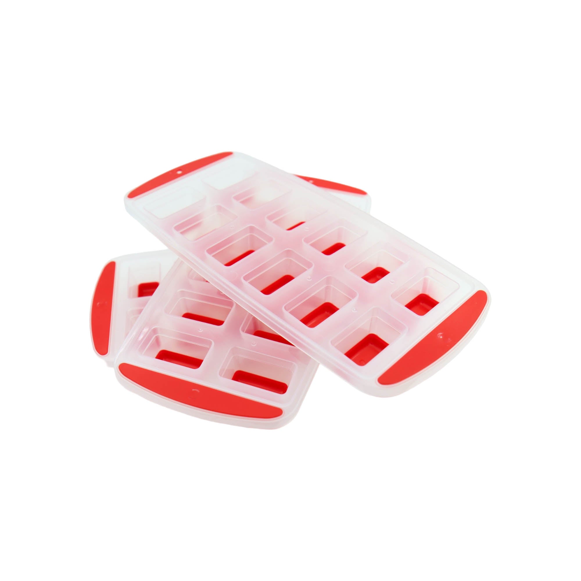 Silicone Ice Tray Mould 12-Cavity 3pc Set