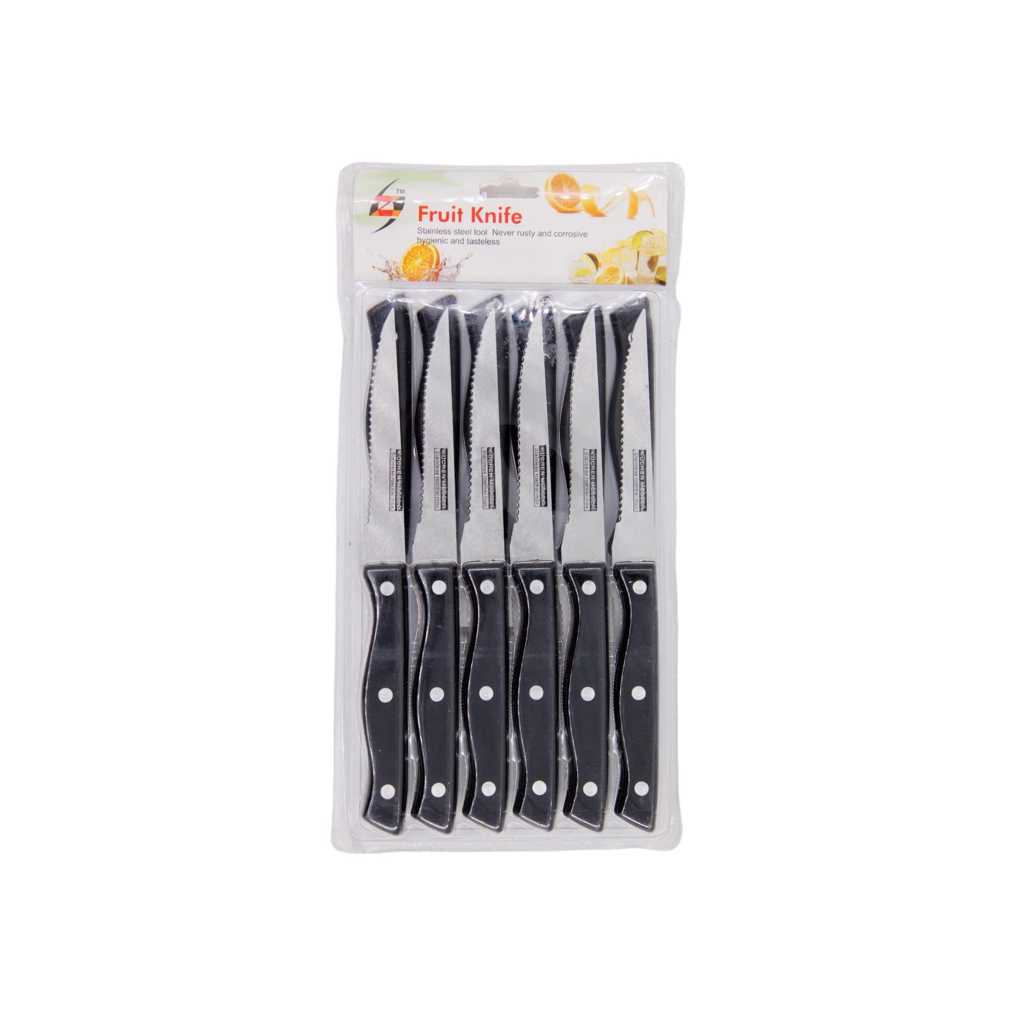 Stainless Steel Kitchen Knives 12pc Set