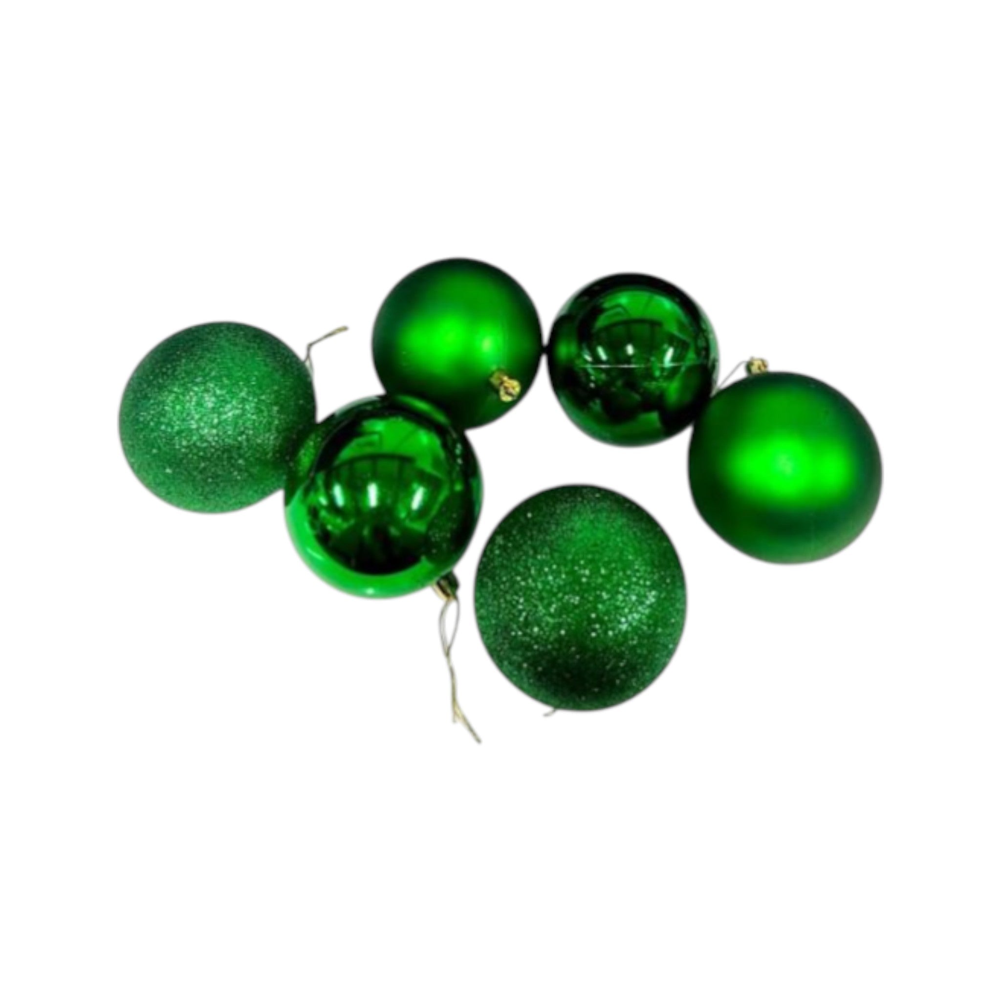 Decorative Color Balls 6cm 6pack