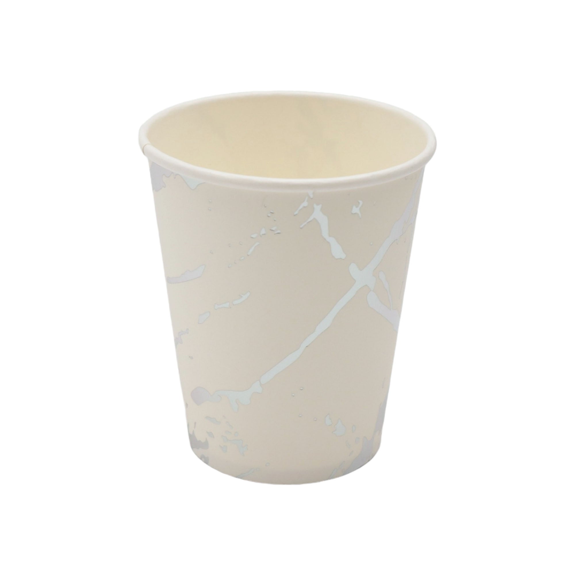 Dispisable Party Paper Cups 8cm 9oz Gold Marble 8pack XPATY52