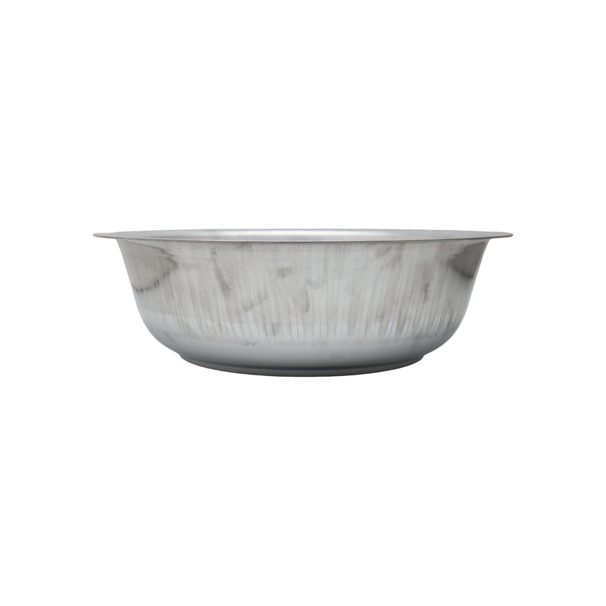 Stainless Steel Metal Silver Bowl 36cm - Light Duty