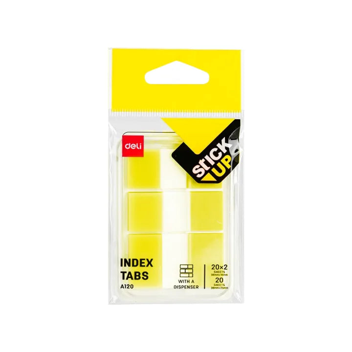 Deli Index Tabs 38x18mm Sheeting Bag EA120