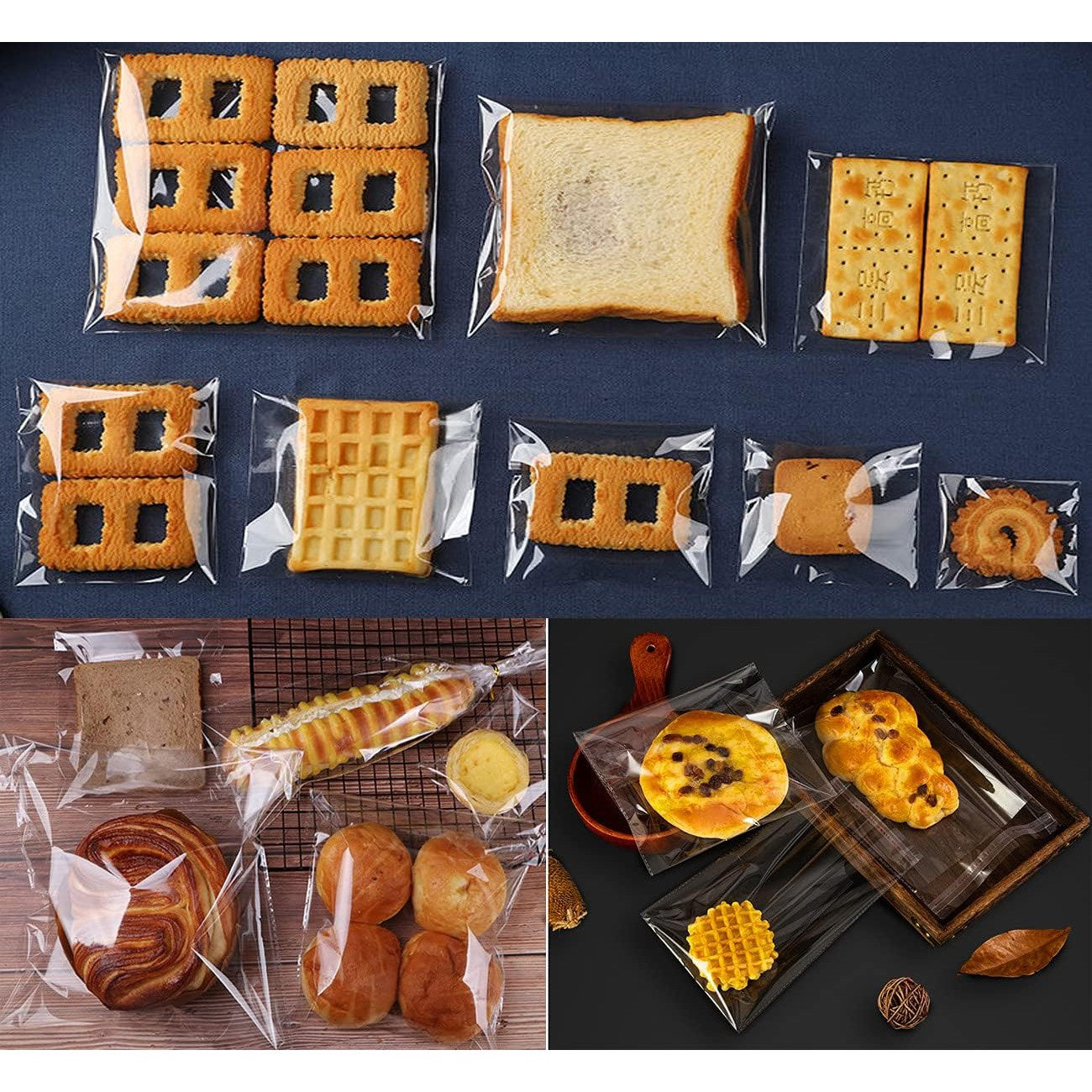 Polyprop Cellophane Selfseal Bags 6.5x15cm 30mic 100pack