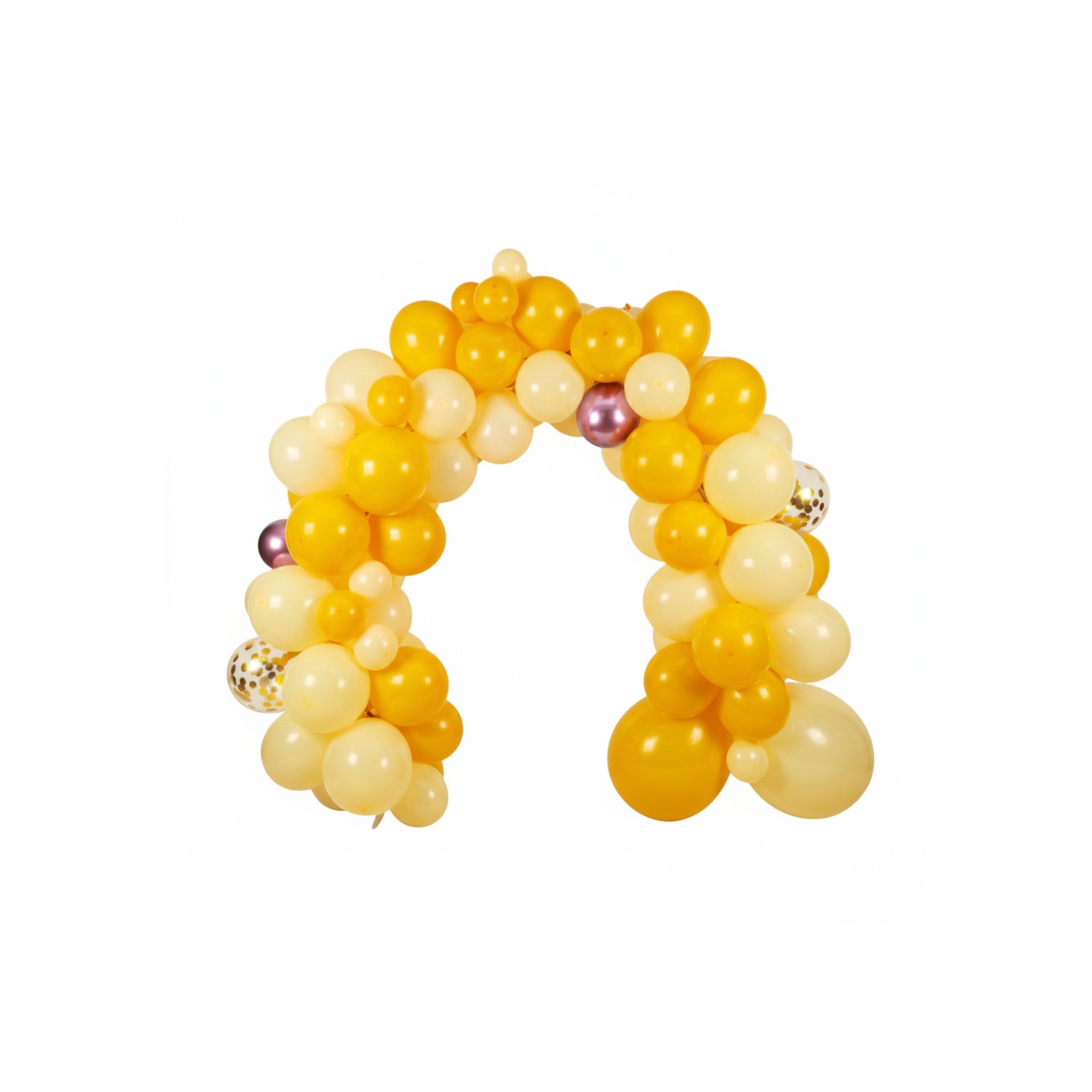 Balloon Arch Decor Pack Silver Gold and Rose Gold 85pcs