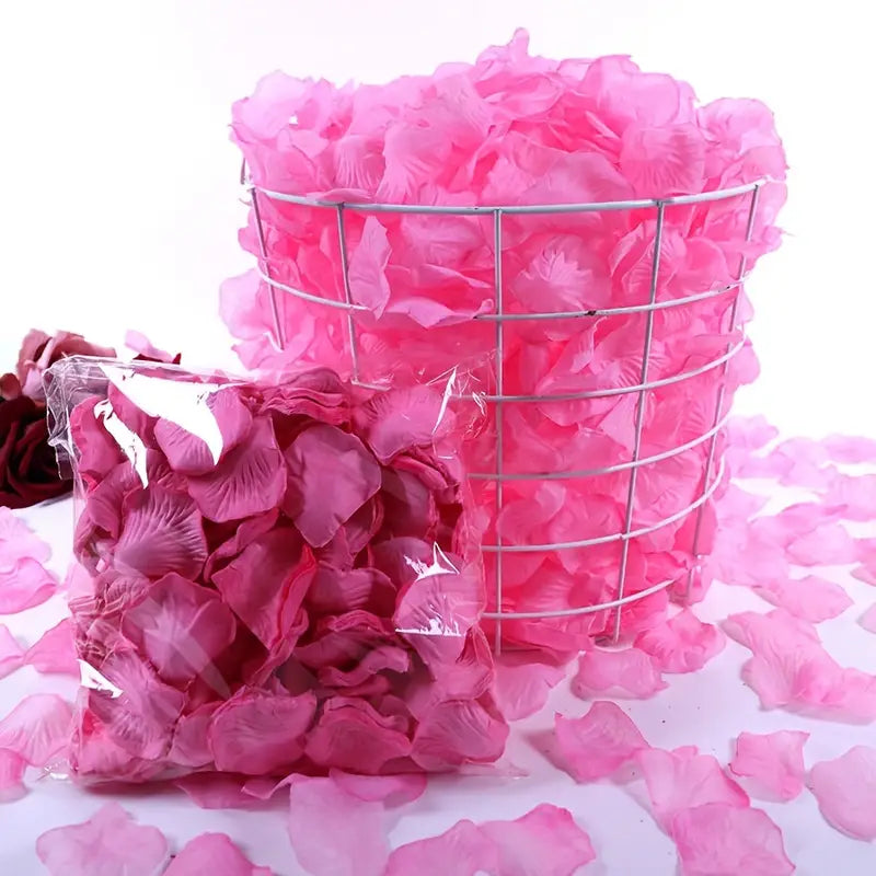 Artificial Pastel Pink Rose Petals 150pcs