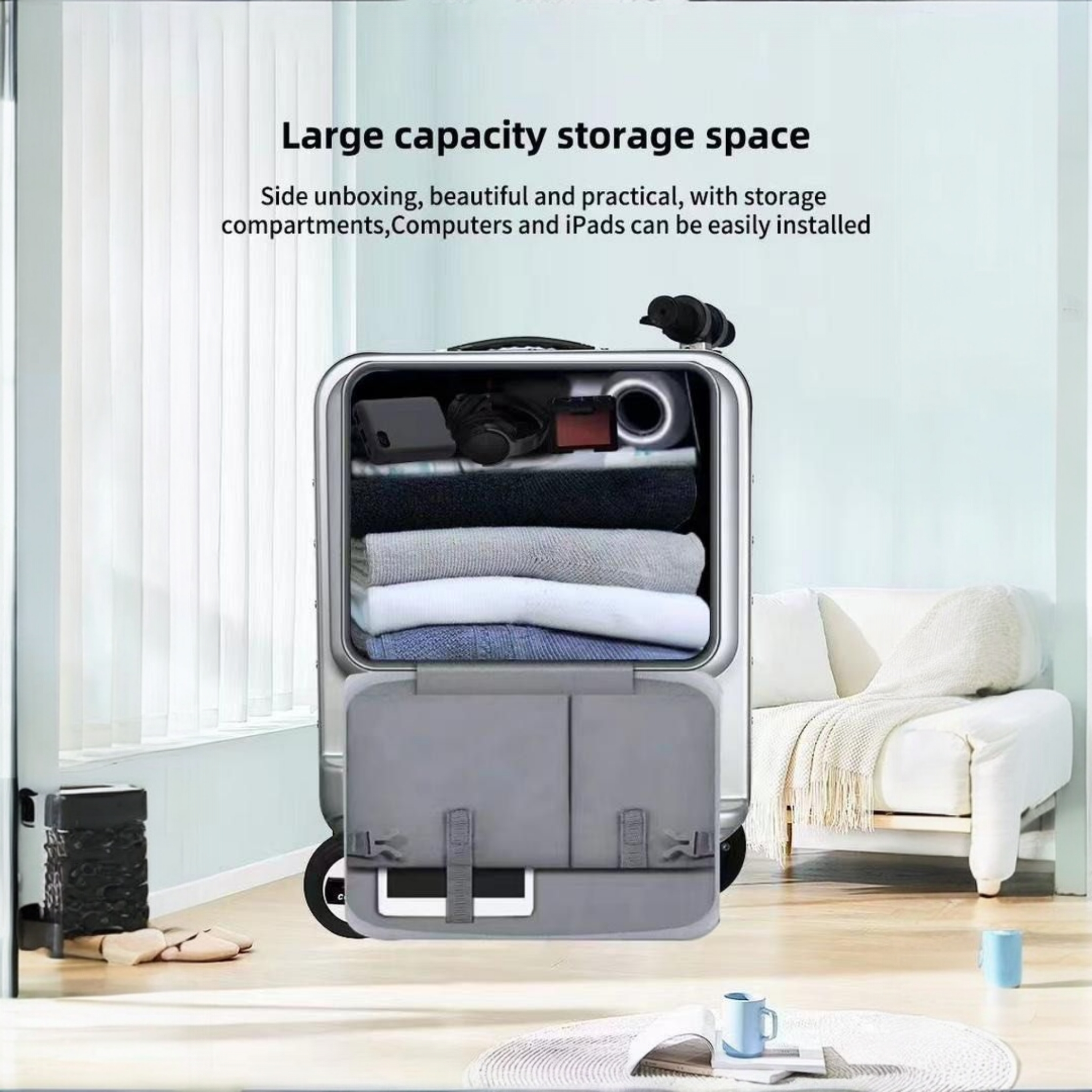 BEKE Smart Rideable Suitcase SCLTB - Airline Compliant Electrical Carry-on Luggage Travelling Bag